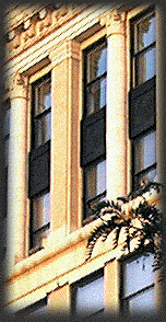 Historic building facade in Armory Square